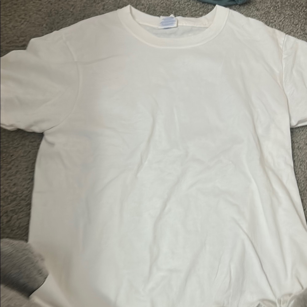 Port and Company White Short Sleeve Tee